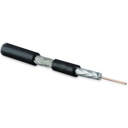 Кабель коаксиальный COAX-SAT703N-BK-500 SAT703N 75Ом жил. - 17 AWG (1.13мм медь solid) экран - фольг
