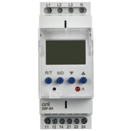 Реле фаз ORF-SN 3ф. 2 конт. 70-400В AC с контр. нейтр. ONI ORF-SN-070-400VAC