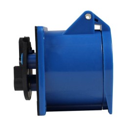 Розетка фланцевая 323 32А 220AC 2P+PE 6ч IP44 КЭАЗ 229456