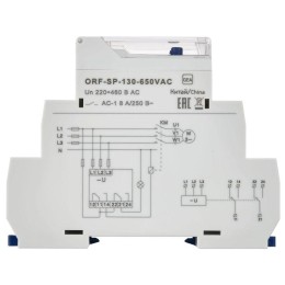 Реле фаз ORF-SP 3ф. 2 конт. 130-650В AC ONI ORF-SP-130-650VAC