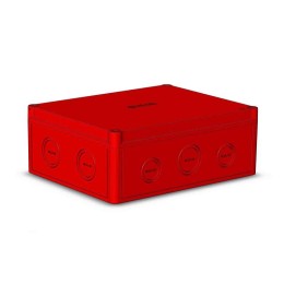 Коробка ПК низкая крышка красн. DIN HEGEL КР2803-743