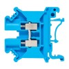 Колодка клеммная винтовая 4 UT син. EKF scr-ut-4-b