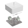 Коробка огнестойкая для кабель-канала 40-0450-FR2.5-4-П Е15-Е120 с термопредохранителем 75х75х30 Про