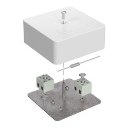 Коробка огнестойкая для кабель-канала 40-0450-FR2.5-4-П Е15-Е120 с термопредохранителем 75х75х30 Про