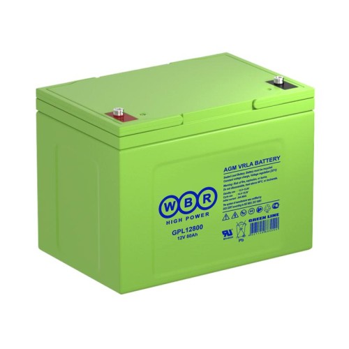 Аккумулятор 12В 80Ач WBR GPL12800 WBR