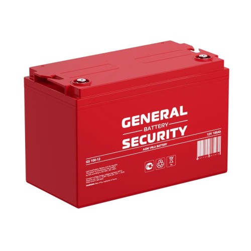 Аккумулятор 12В 100А.ч General Security GS100-12