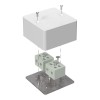 Коробка огнестойкая для кабель-канала 40-0460-FR16.0-4 Е15-Е120 85х85х45 Промрукав 40-0460-FR16.0-4