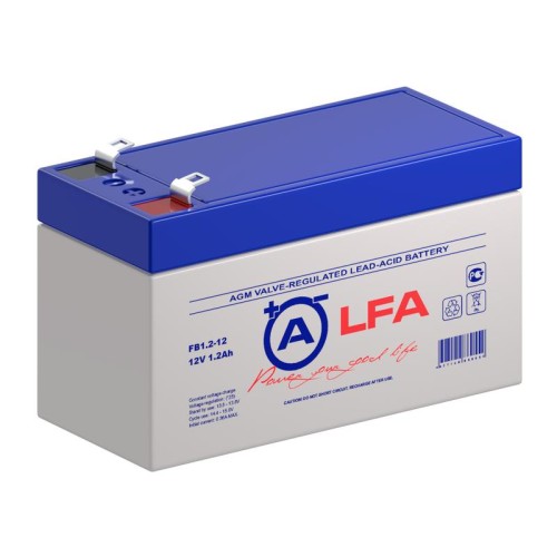 Аккумулятор 12В 1.2А.ч LFA FB1.2-12 LFA