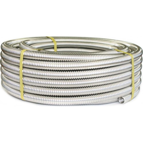 Труба гофрированная из нерж. стали отожженная SS304 15А (дл.100м) Stahlmann 2217445