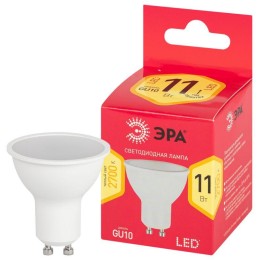 Лампа светодиодная RED LINE LED MR16-11W-827-GU10 R GU10 11Вт софит тепл. бел. свет Эра Б0056065