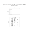 Коробка огнестойкая для кабель-канала 40-0460-FR2.5-6 Е15-Е120 85х85х45 Промрукав 40-0460-FR2.5-6