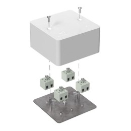Коробка огнестойкая для кабель-канала 40-0460-FR2.5-8 Е15-Е120 85х85х45 Промрукав 40-0460-FR2.5-8