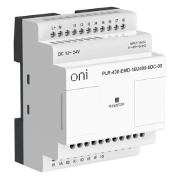Модуль расширения входов выходов ПЛК 430 12 DI 4 UI (0-10В/DI) 24В DC ONI PLR-430-EMD-16U000-0DC-00