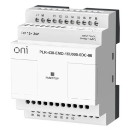 Модуль расширения входов выходов ПЛК 430 12 DI 4 UI (0-10В/DI) 24В DC ONI PLR-430-EMD-16U000-0DC-00