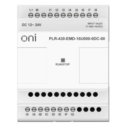 Модуль расширения входов выходов ПЛК 430 12 DI 4 UI (0-10В/DI) 24В DC ONI PLR-430-EMD-16U000-0DC-00