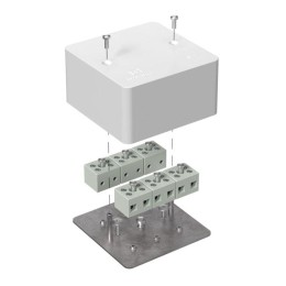 Коробка огнестойкая для кабель-канала 40-0460-FR6.0-12 Е15-Е120 85х85х45 Промрукав 40-0460-FR6.0-12