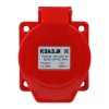 Розетка фланцевая 324 32А 380AC 3P+PE 6ч IP44 КЭАЗ 222760