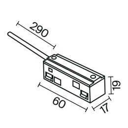Ввод питания Maytoni TRA034B-42W-1