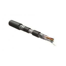 Кабель F/UTP кат.5E 4х2х24AWG ОЖ solid бронир. LSZH/NY IFUTP4-C5E-S24/1-ARM/W-LSZH/NY-BK для сетей I