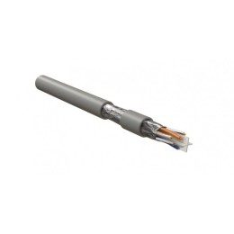 Кабель F/UTP кат.6 4х2х23 AWG однопров. жилы solid PVC IFUTP4-C6-S23/1-FRPVC-GY для сетей Industrial
