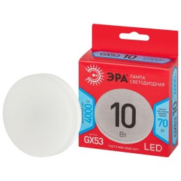 Лампа светодиодная RED LINE LED GX-10W-840-GX53 R 10Вт GX таблетка 4000К нейтр. бел. GX53 Эра Б00506