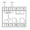 Реле промежуточное PK-4PZ 230 (монтаж на DIN-рейке 35мм 230В AC/DC 4х8А 2P 2Z IP20) F&F EA06.001.029
