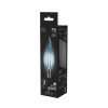Лампа светодиодная филаментная Black Filament 9Вт свеча на ветру 4100К нейтр. бел. E14 710лм GAUSS 1