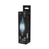 Лампа светодиодная филаментная Black Filament 9Вт свеча на ветру 4100К нейтр. бел. E14 710лм GAUSS 1