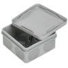 Коробка распаячная ОП КМ42435 80х80х40мм IP67 8 вводов сер. IEK UKO21-080-080-040-K41-66