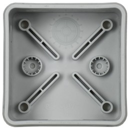 Коробка распаячная ОП КМ42435 80х80х40мм IP67 8 вводов сер. IEK UKO21-080-080-040-K41-66