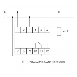 Реле времени PCU-511U 8А 12-264В AC/DC 1 перекл. IP20 многофункц. монтаж на DIN-рейке F&F EA02.001.0