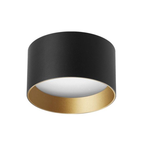 Светильник светодиодный SP-BISCOTTO-R90-8W Warm3300-MIX BK-GD 80deg 230В IP54 8Вт 3300К метал. Arlig