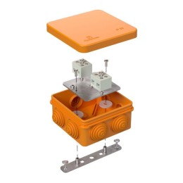 Коробка огнестойкая ОП 40-0210-FR6.0-4 Е15-Е120 80х80х40 Промрукав 40-0210-FR6.0-4