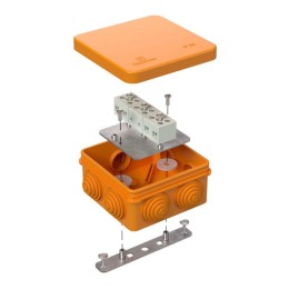 Коробка огнестойкая ОП 40-0210-FR6.0-6 Е15-Е120 80х80х40 Промрукав 40-0210-FR6.0-6