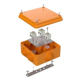 Коробка огнестойкая ОП 40-0300-FR1.5-6 Е15-Е120 100х100х50 Промрукав 40-0300-FR1.5-6