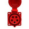 Розетка фланцевая 325 32А 380AC 3P+PE+N 6ч IP44 КЭАЗ 222761