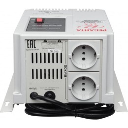 Стабилизатор напряжения АСН-1000 Н/1-Ц Lux 1ф 1кВт IP20 настен. релейный с двумя розетками Ресанта 6