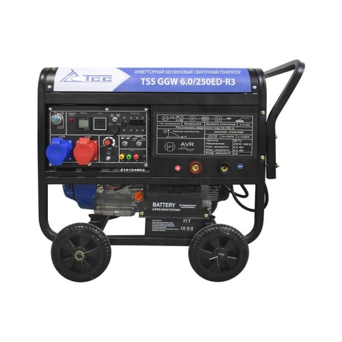 Бензогенератор инверторный сварочный TSS GGW 6.0/250ED-R3 ТСС 026495