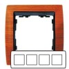 Рамка 4-м Simon82 вишня/графит Simon 82845-61
