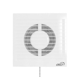 Вентилятор накладной E D125 сетка тяг. выкл. ERA E 125 S -02