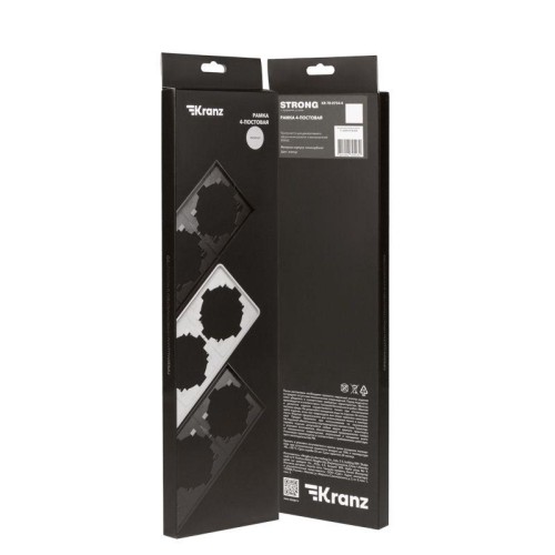 Рамка 4-м STRONG MIELE жемчуж. Kranz KR-78-0754-4