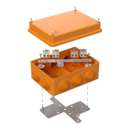 Коробка огнестойкая ОП 40-0310-FR1.5-8 Е15-Е120 150х110х70 Промрукав 40-0310-FR1.5-8