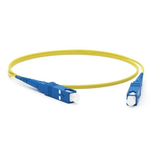 Патч-корд FC-S2-9-SC/UR-SC/UR-H-1M-LSZH-YL волок.-отп. (шнур) SM 9/125 (OS2) SC/UPC-SC/UPC 2мм simpl