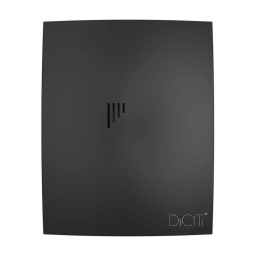 Вентилятор накладной D125 обратн. клапан DiCiTi BREEZE 5C Matt black