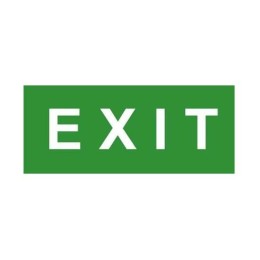 Знак эвакуационный "EXIT" 140х280 (наклейка) Technolux ЭП17 140280