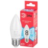 Лампа светодиодная RED LINE LED B35-8W-840-E27 R 8Вт B35 свеча 4000К нейтр. бел. E27 Эра Б0050695