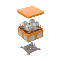 Коробка огнестойкая ОП двухкомпонентная 60-0300-FR10.0-8 Е15-Е120 100х100х50 Промрукав 60-0300-FR10.