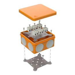 Коробка огнестойкая ОП двухкомпонентная 60-0300-FR2.5-12 Е15-Е120 100х100х50 Промрукав 60-0300-FR2.5