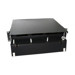 Патч-панель 19дюйм FO-19BX-2U-F0-6хSLT-W120H32-EMP универс. пустой корпус 2U фиксир. рама горизонт.