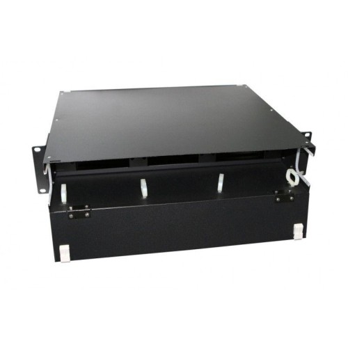 Патч-панель 19дюйм FO-19BX-2U-F0-6хSLT-W120H32-EMP универс. пустой корпус 2U фиксир. рама горизонт.
